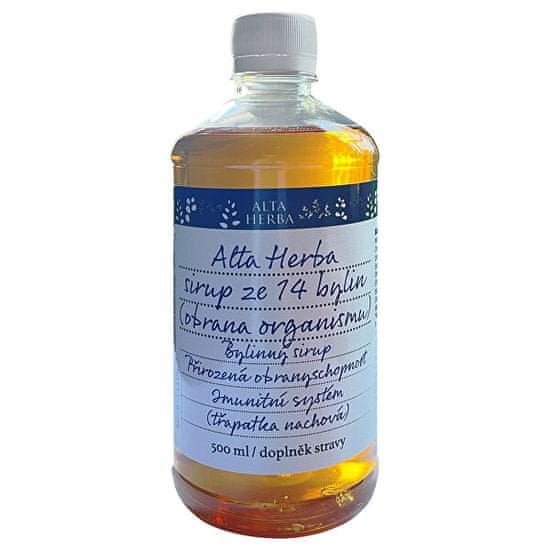 Alta Herba Sirup zo 14 bylín (ochrana organizmu) 500 ml