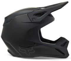 FOX motokrosová helma V1 Solid Dot/Ece Matte Black vel. L