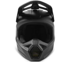 FOX motokrosová helma V1 Solid Dot/Ece Matte Black vel. L