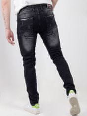 Sernes Pánske džínsové nohavice Rhongoved čierna 31