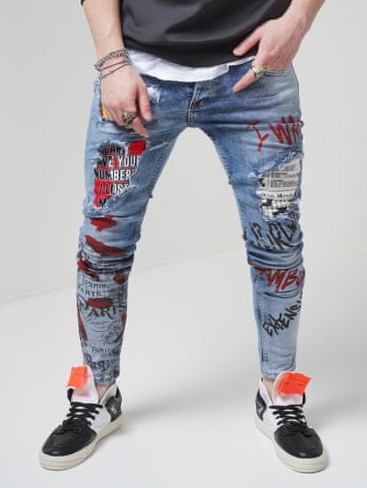Sernes Pánske džínsové nohavice Banksy jeansová