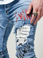 Sernes Pánske džínsové nohavice Banksy jeansová 32