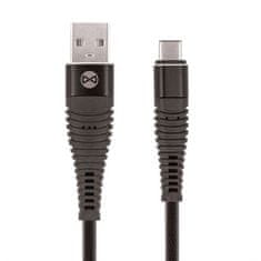 Forever USB kábel USB/ USB-C, 1m - černý