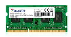 A-Data Adata/SO-DIMM DDR3L/4GB/1600MHz/CL11/1x4GB