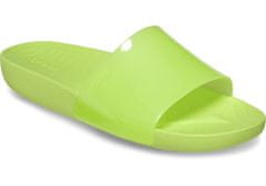 Crocs Splash Glossy Slides pre ženy, 38-39 EU, W8, Šlapky, Sandále, Papuče, Limeade, Zelená, 208538-3UH