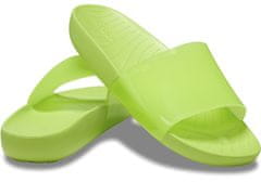 Crocs Splash Glossy Slides pre ženy, 36-37 EU, W6, Šlapky, Sandále, Papuče, Limeade, Zelená, 208538-3UH
