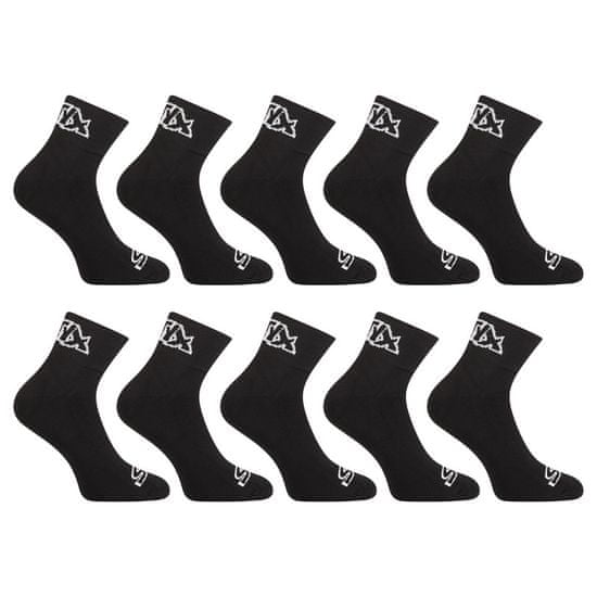 Styx 10PACK ponožky členkové čierne (10HK960)