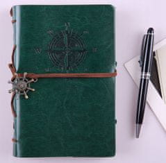 Korbi Veľký diár, cestovateľský zápisník, zelený diár, A5