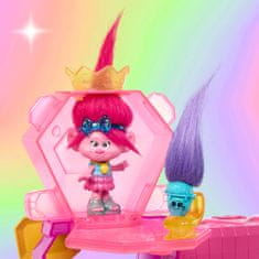 Mattel Trolls Krištáľový klbík a malá bábika Poppy herný set HNF24