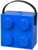 Svačinový box LEGO s rukojetí - modrý