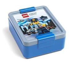 LEGO Box na desiatu City - modrá