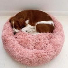 Pohodlný upokojujúci pelech pre psov a mačky | COMFYDEN Ružová 80 cm