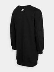 4F Dievčenské šaty Shizor čierna 146/152