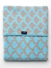 Womar Detská bavlnená deka so vzorom Womar 75x100 modro-sivá 
