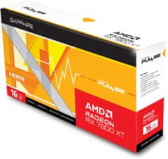 Sapphire PULsa AMD Radeon RX 7800 XT GAMING 16GB, 16GB GDDR6