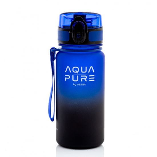 Astra Zdravá fľaša AQUA PURE by ASTRA 400 ml - blue/black, 511023004