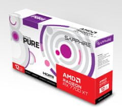 Sapphire PURE AMD Radeon RX 7700 XT GAMING OC 12GB, 12GB GDDR6