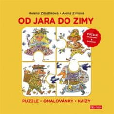 Ella & Max OD JARY DO ZIMY - Puzzle, básničky, omaľovánky, kvízy