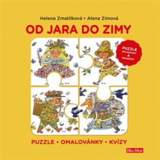 Ella & Max OD JARY DO ZIMY - Puzzle, básničky, omaľovánky, kvízy