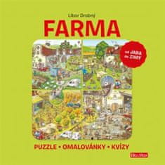 Ella & Max FARMA - Puzzle, omaľovánky, kvízy