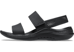 Crocs LiteRide 360 Sandals pre ženy, 36-37 EU, W6, Sandále, Šlapky, Papuče, Black, Čierna, 206711-001