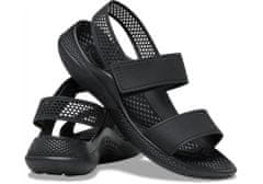 Crocs LiteRide 360 Sandals pre ženy, 37-38 EU, W7, Sandále, Šlapky, Papuče, Black, Čierna, 206711-001