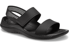 Crocs LiteRide 360 Sandals pre ženy, 38-39 EU, W8, Sandále, Šlapky, Papuče, Black, Čierna, 206711-001