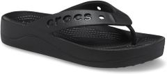 Crocs Baya Platform Flip-Flops pre ženy, 41-42 EU, W10, Žabky, Šlapky, Papuče, Black, Čierna, 208395-001