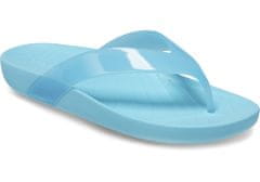 Crocs Splash Glossy Flip-Flops pre ženy, 41-42 EU, W10, Žabky, Šlapky, Papuče, Neptune, Modrá, 208534-4NP
