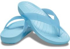 Crocs Splash Glossy Flip-Flops pre ženy, 39-40 EU, W9, Žabky, Šlapky, Papuče, Neptune, Modrá, 208534-4NP