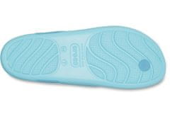 Crocs Splash Glossy Flip-Flops pre ženy, 37-38 EU, W7, Žabky, Šlapky, Papuče, Neptune, Modrá, 208534-4NP