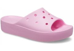 Crocs Classic Platform Slides pre ženy, 39-40 EU, W9, Šlapky, Sandále, Papuče, Flamingo, Ružová, 208180-6S0