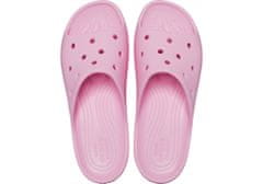 Crocs Classic Platform Slides pre ženy, 41-42 EU, W10, Šlapky, Sandále, Papuče, Flamingo, Ružová, 208180-6S0