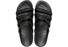 Crocs Splash Strappy Sandals pre ženy, 37-38 EU, W7, Sandále, Šlapky, Papuče, Black, Čierna, 208217-001
