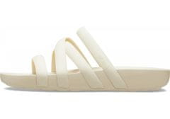Crocs Splash Strappy Sandals pre ženy, 36-37 EU, W6, Sandále, Šlapky, Papuče, Bone, Béžová, 208217-2Y2