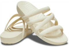 Crocs Splash Strappy Sandals pre ženy, 37-38 EU, W7, Sandále, Šlapky, Papuče, Bone, Béžová, 208217-2Y2
