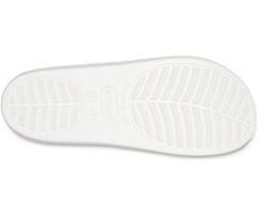 Crocs Baya Platform Sandals pre ženy, 37-38 EU, W7, Sandále, Šlapky, Papuče, White, Biela, 208188-100