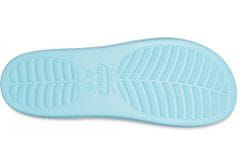 Crocs Classic Platform Slides pre ženy, 38-39 EU, W8, Šlapky, Sandále, Papuče, Arctic, Modrá, 208180-411