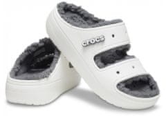 Crocs Classic Cozzzy Sandals Unisex, 42-43 EU, M9W11, Papuče, White, Biela, 207446-100