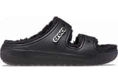 Crocs Classic Cozzzy Sandals Unisex, 36-37 EU, M4W6, Papuče, Black/Black, Čierna, 207446-060