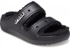 Crocs Classic Cozzzy Sandals Unisex, 38-39 EU, M6W8, Papuče, Black/Black, Čierna, 207446-060