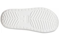 Crocs Classic Cozzzy Sandals Unisex, 39-40 EU, M7W9, Papuče, White, Biela, 207446-100