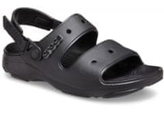 Crocs Classic All-Terrain Sandals Unisex, 39-40 EU, M7W9, Sandále, Šlapky, Papuče, Black, Čierna, 207711-001