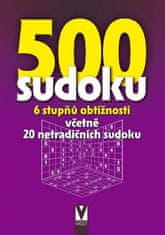 500 sudoku - fialová obálka