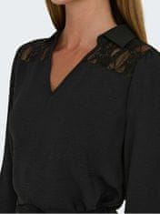 Jacqueline de Yong Dámske šaty JDYLION Regular Fit 15308123 Black (Veľkosť XL)