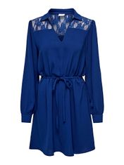 Jacqueline de Yong Dámske šaty JDYLION Regular Fit 15308123 Bellwether Blue (Veľkosť XS)