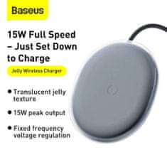 BASEUS bezdrôtový Charger Jelly QC 3.0 15W čierna (WXGD-01)