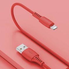 BASEUS Lightning Cable Colourful charging Cable 2.4A 1.2m Red (CALDC-09)