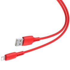 BASEUS Lightning Cable Colourful charging Cable 2.4A 1.2m Red (CALDC-09)