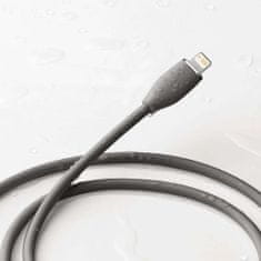 BASEUS Type C - Lightning Jelly Liquid Silica Gel cable 20W 2m čierna (CAGD020101)